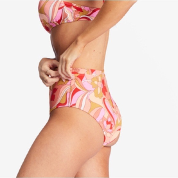 ☀️BILLABONG☀️ PRETTY GROOWY DOUBLE PRETTY GROOVY HI BIKINI SET - Picture 13 of 16